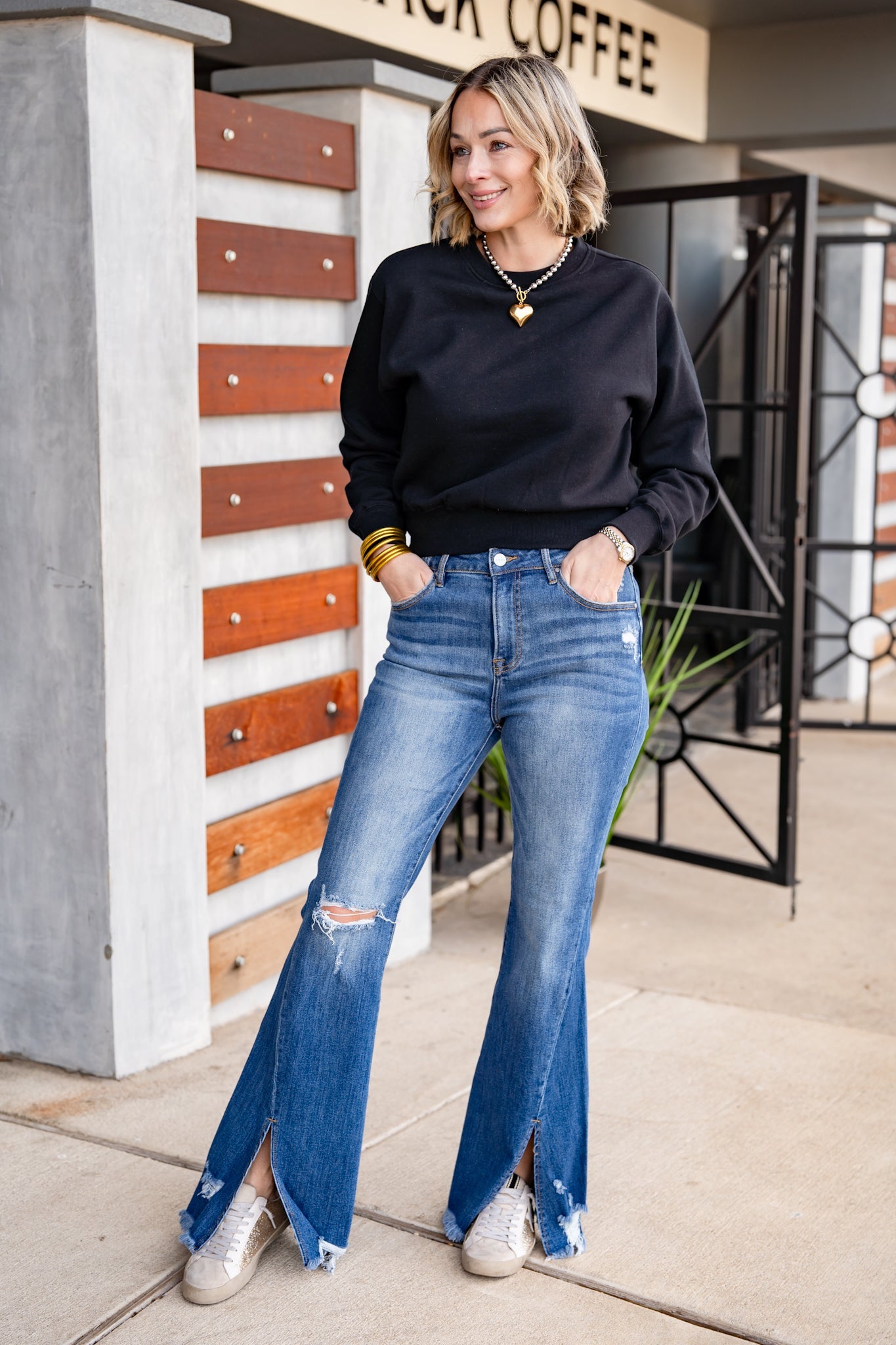 The Split Flare Jeans - AS
