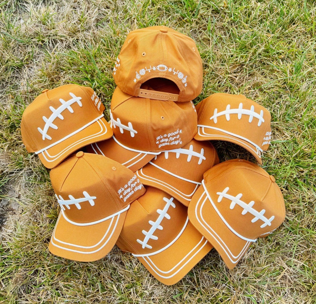 The Football Laces Puff Hat