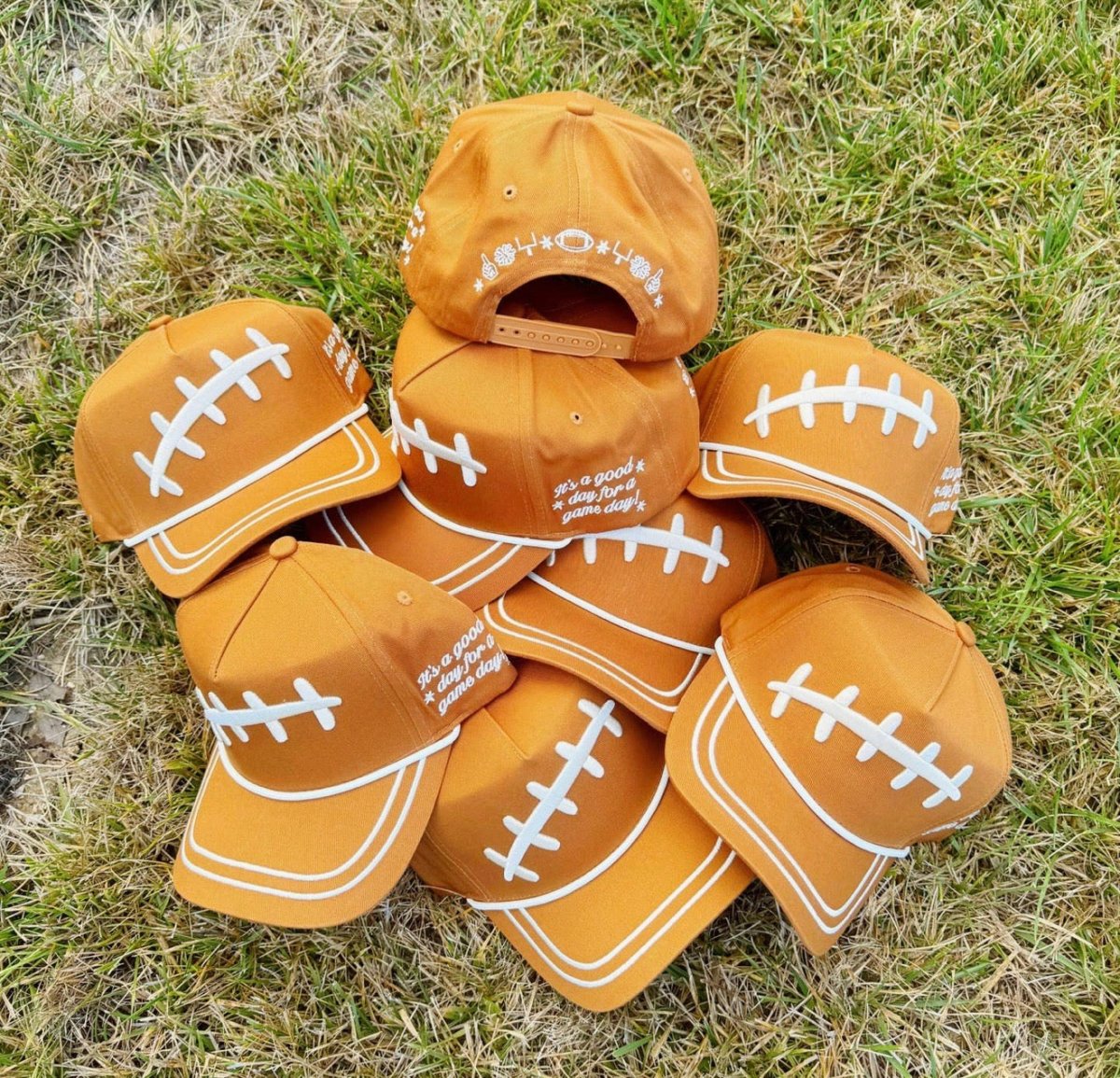 The Football Laces Puff Hat
