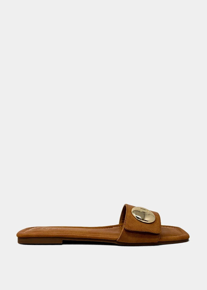 The Colette Sandals in Camel
