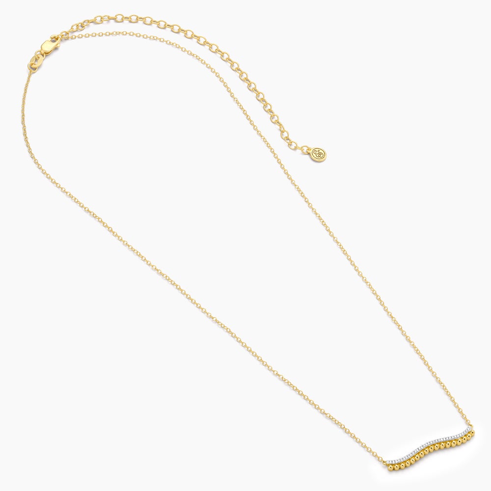 ES Wave of Life Pendant Necklace