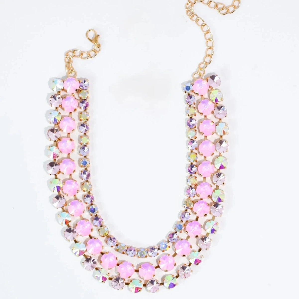 The Three Strand Crystal Necklace