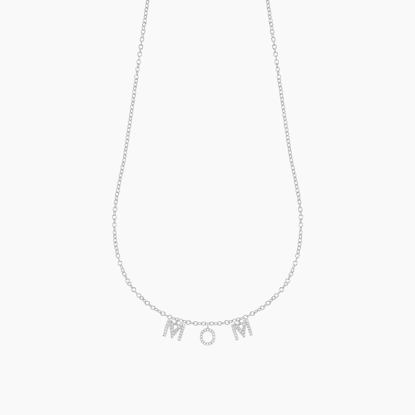 ES Love You Mom Pendant Necklace