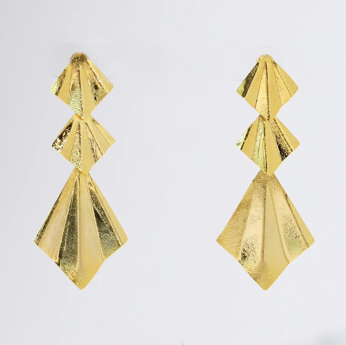 The Facet Gold Earrings
