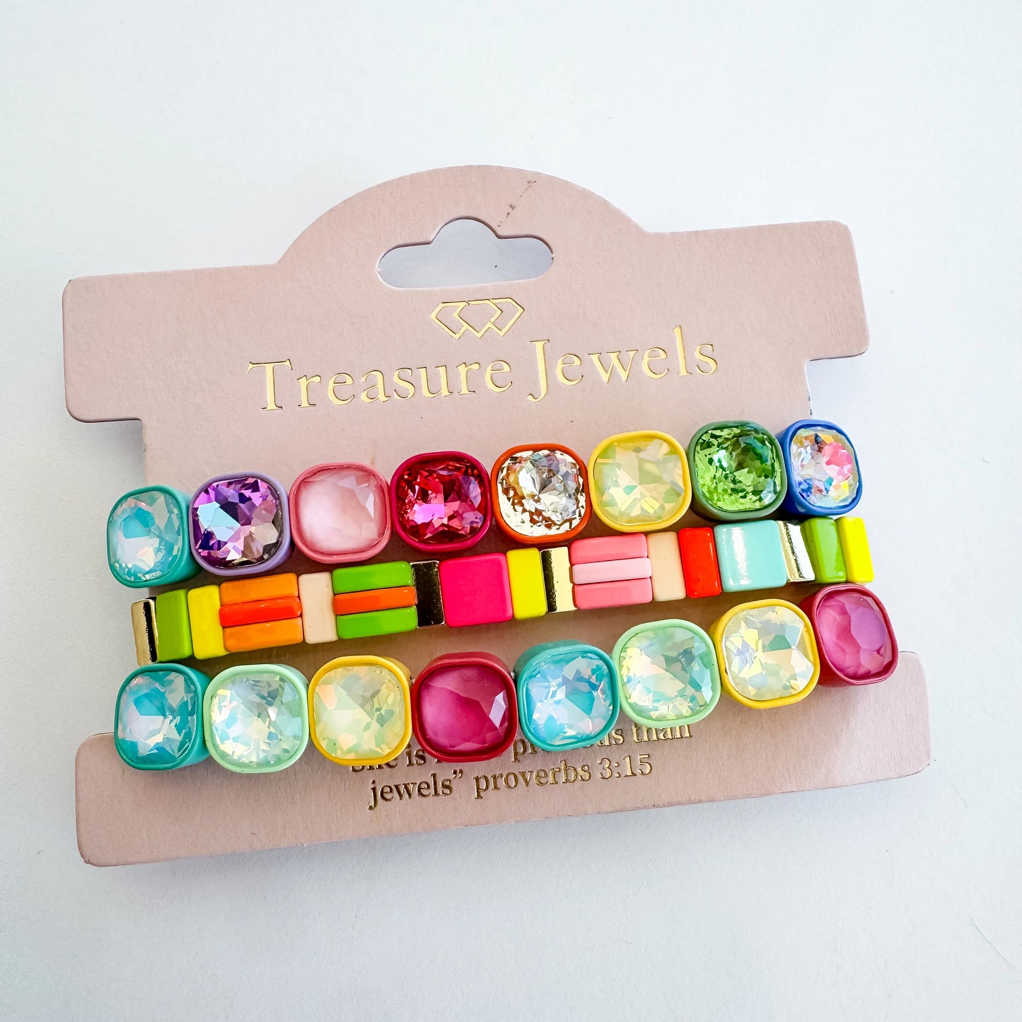 The Tile Sparkle Neon Stack