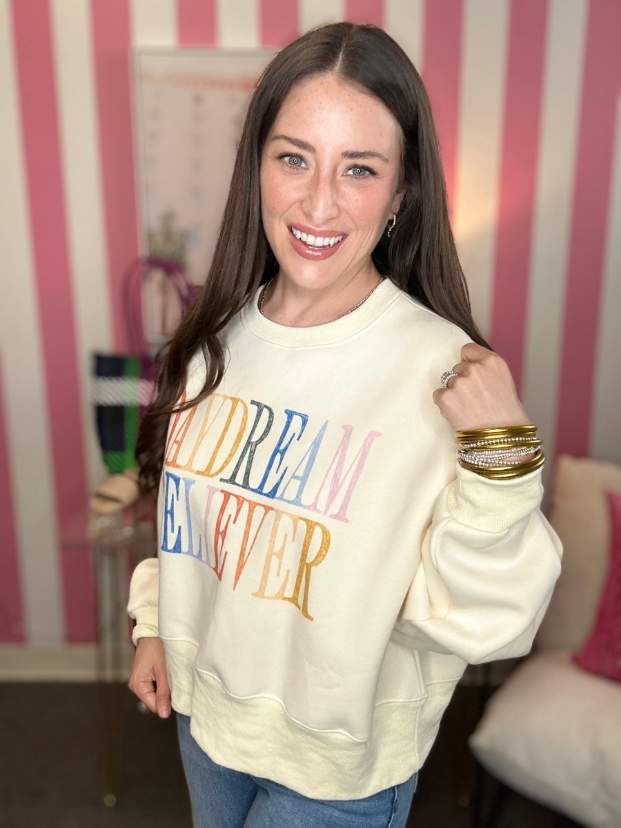 Daydream Believer Crop Sweatshirt