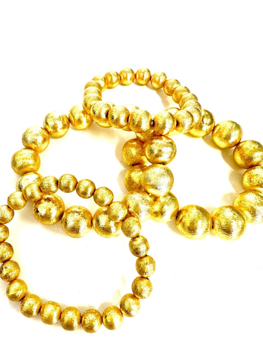 Indian Copper Gold Plated Ball Bracelets