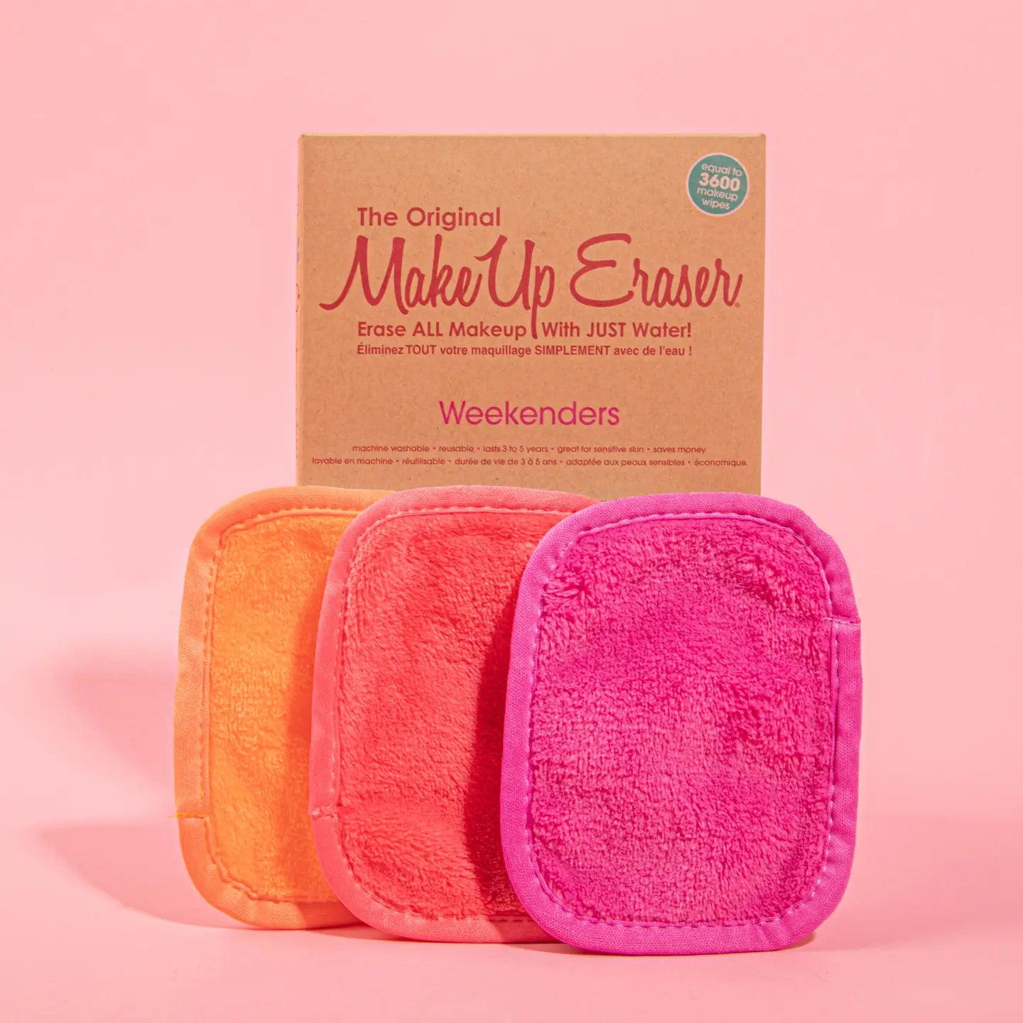 The Weekenders 3-Day Makeup Eraser Gift Set -2 Colors