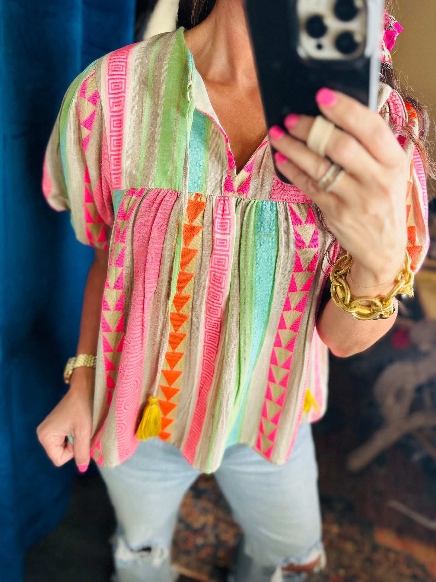 The Tassel Geo Top