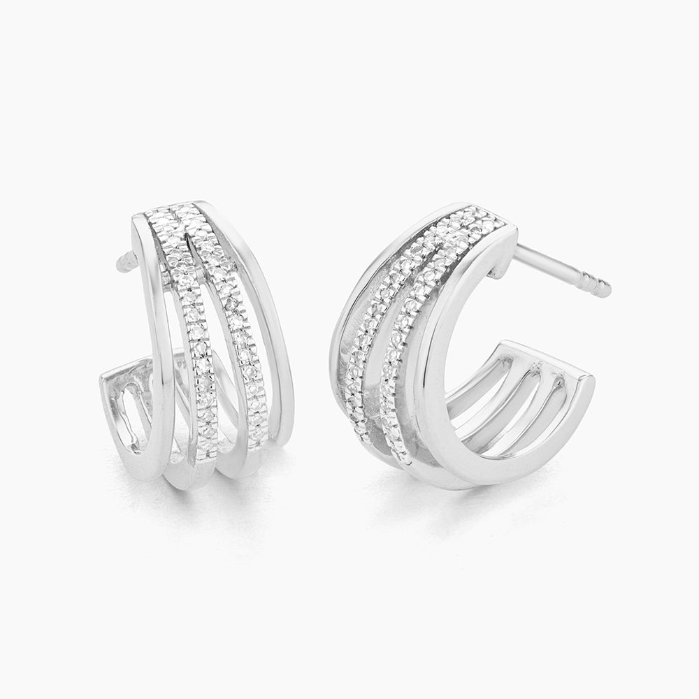ES Wrap Around Huggie Earrings