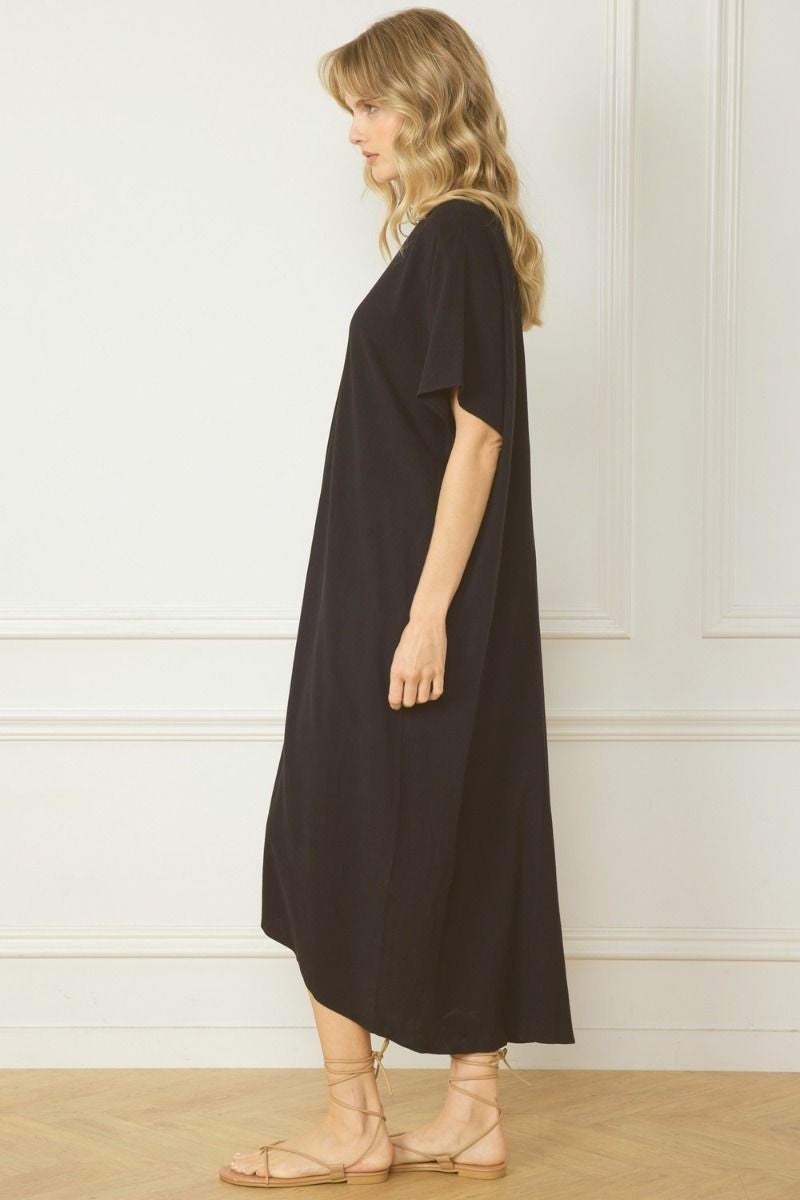 The Tiffany Solid Dress -2 Colors