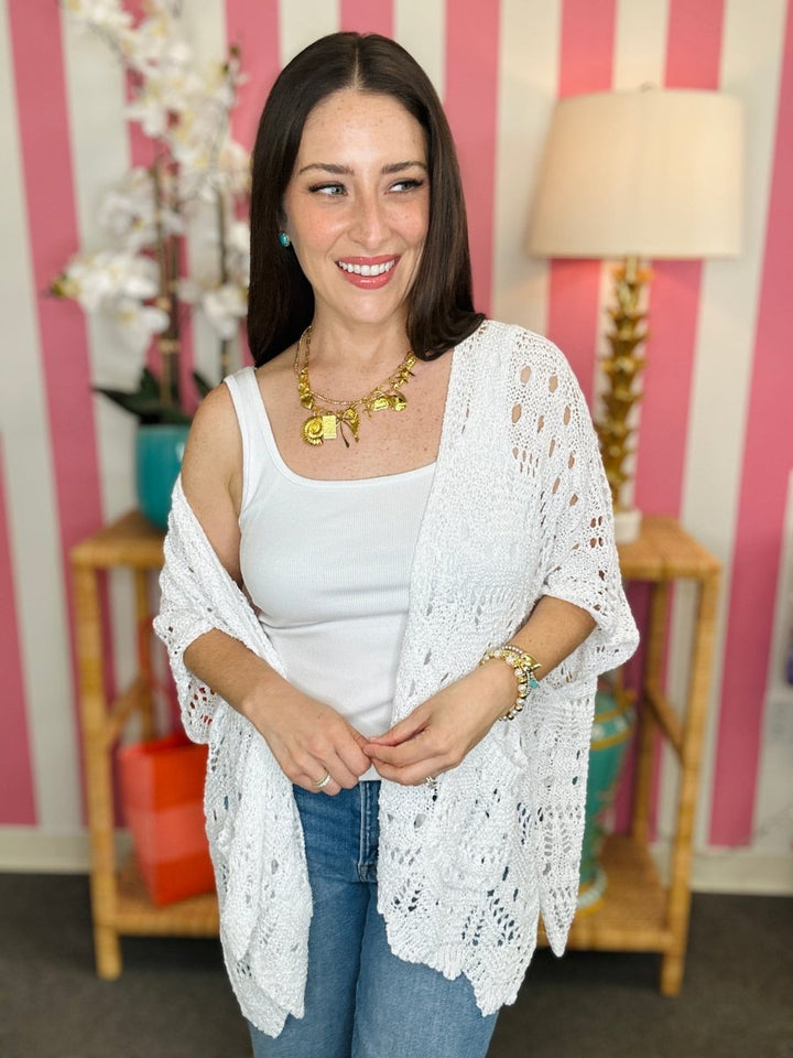 The Ivory Knit Cardigan