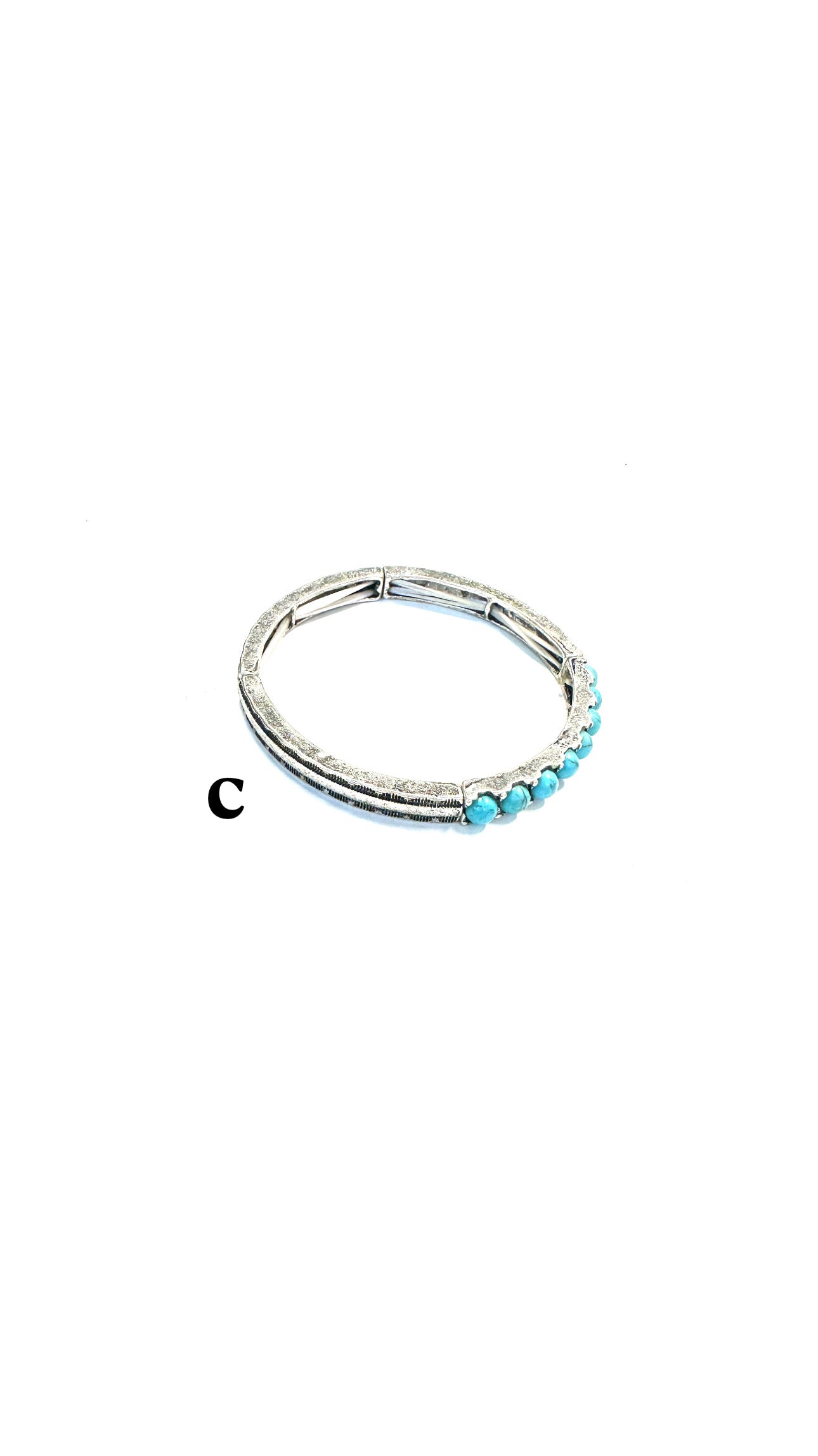The Baller Silver Stretch Bracelet- 3 Options