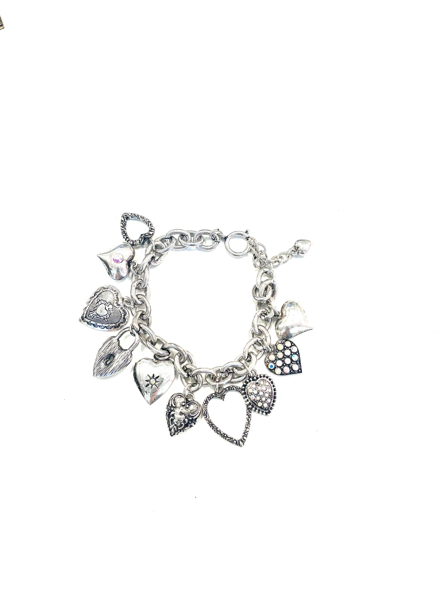 The Heart Charm Bracelet- 2 Colors