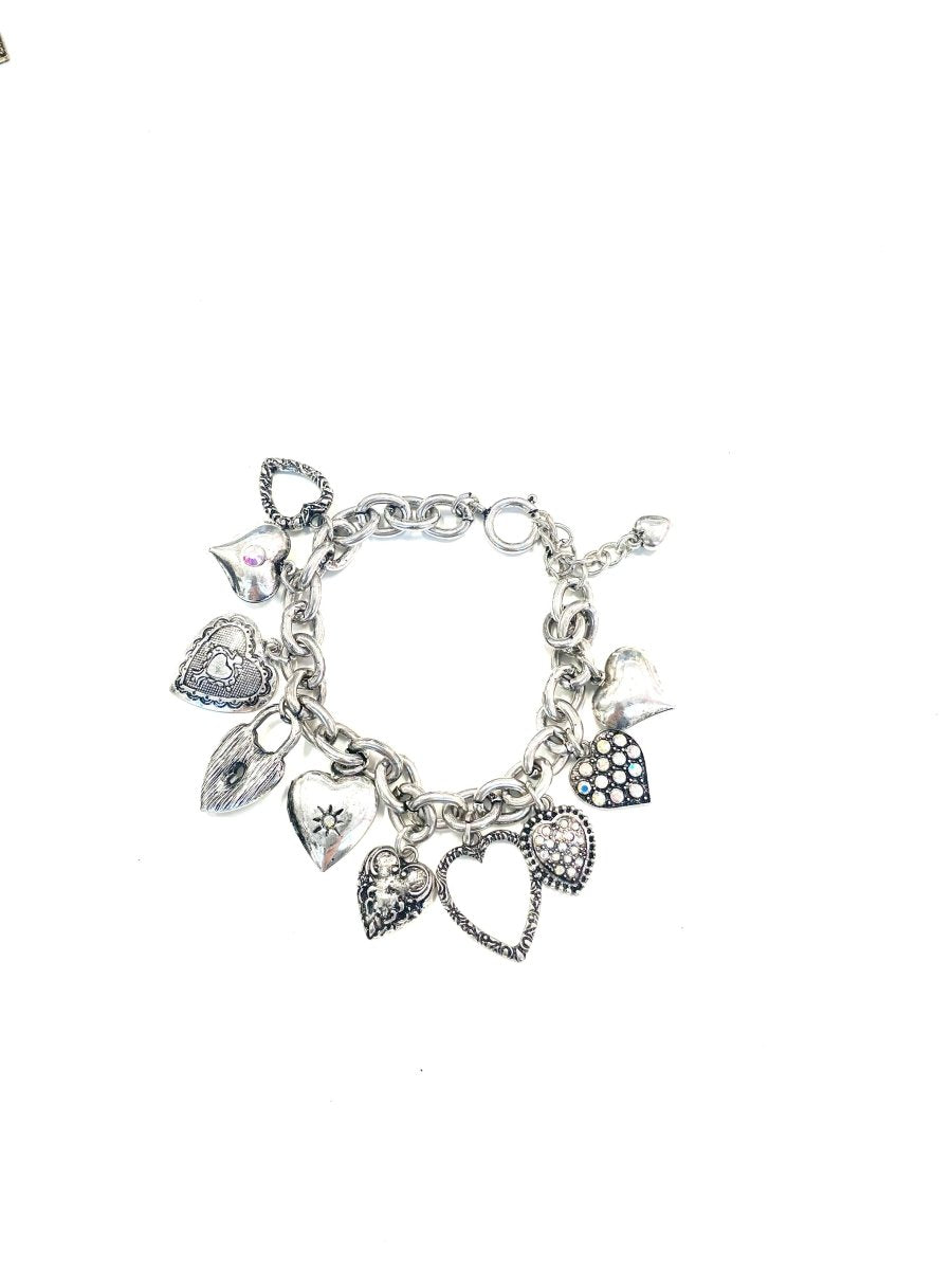 The Heart Charm Bracelet- 2 Colors