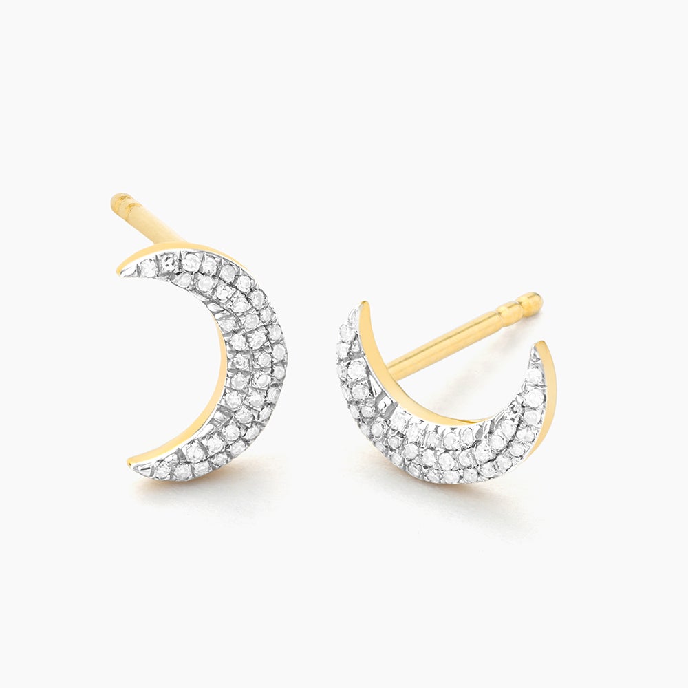 ES Mini Moons Stud Earrings