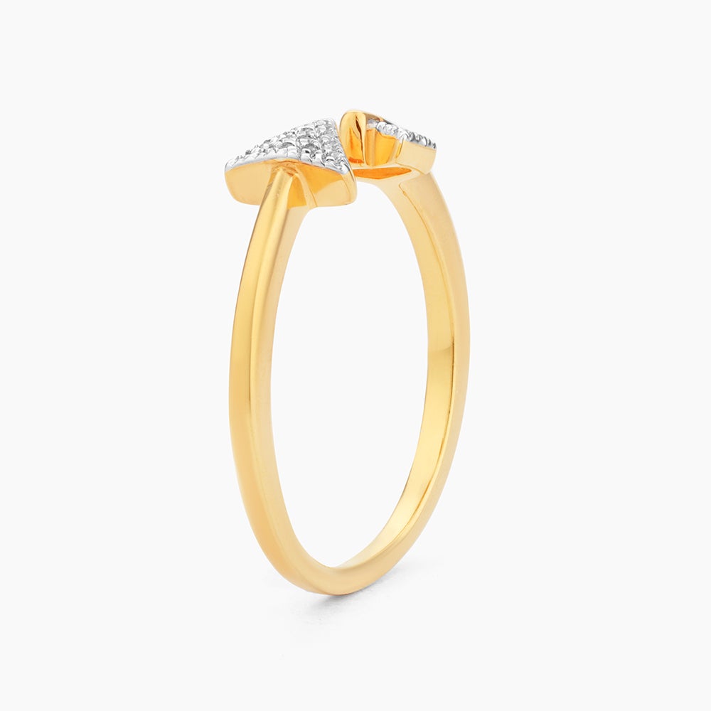 ES Arrow-Way Round Statement Ring