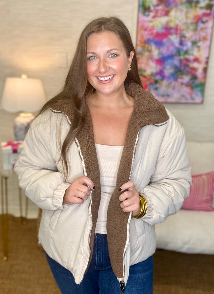 The Reversible Sherpa Fleece Jacket