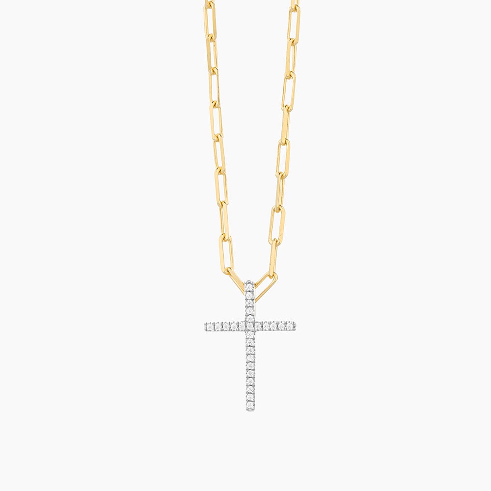 ES Faith Cross Pendant Necklace