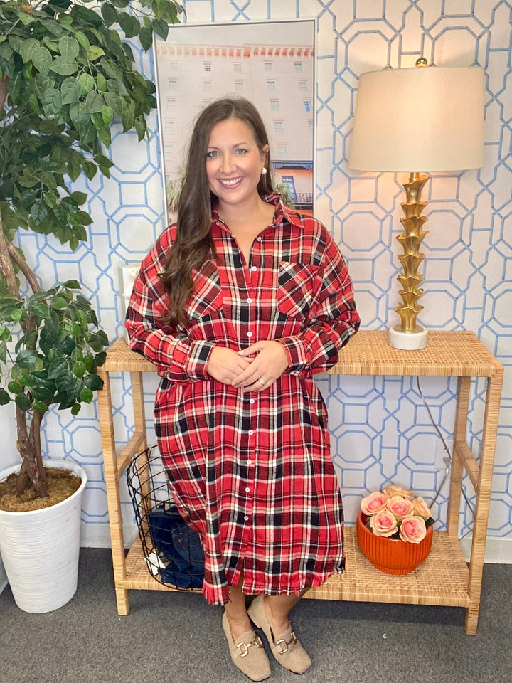 The Flannel Duster Maxi-AS