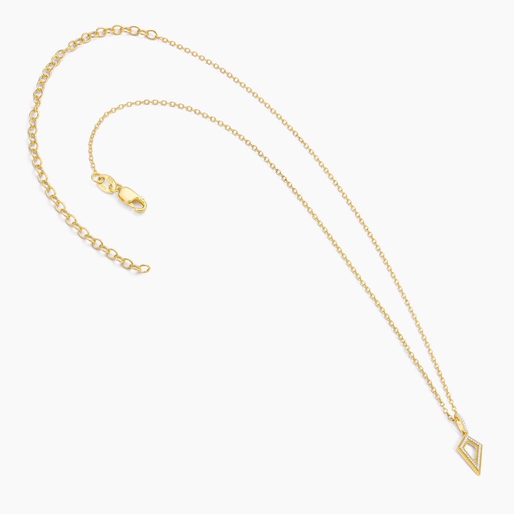 ES Looped Dagger Pendant Necklace