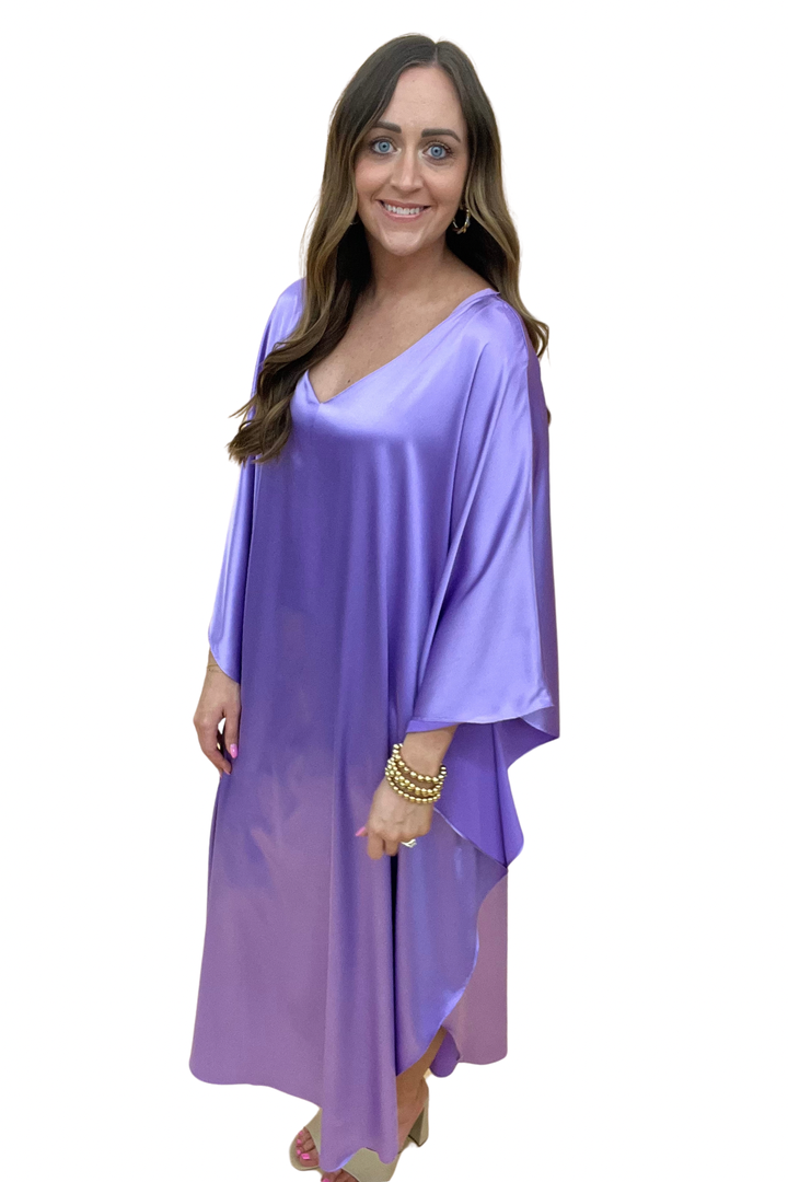 The Solid Satin Celine Dress-5 Colors