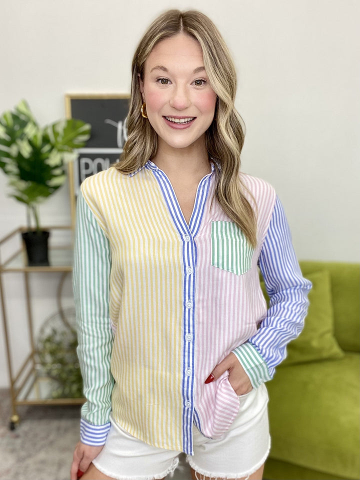 The Striped Hudson Top