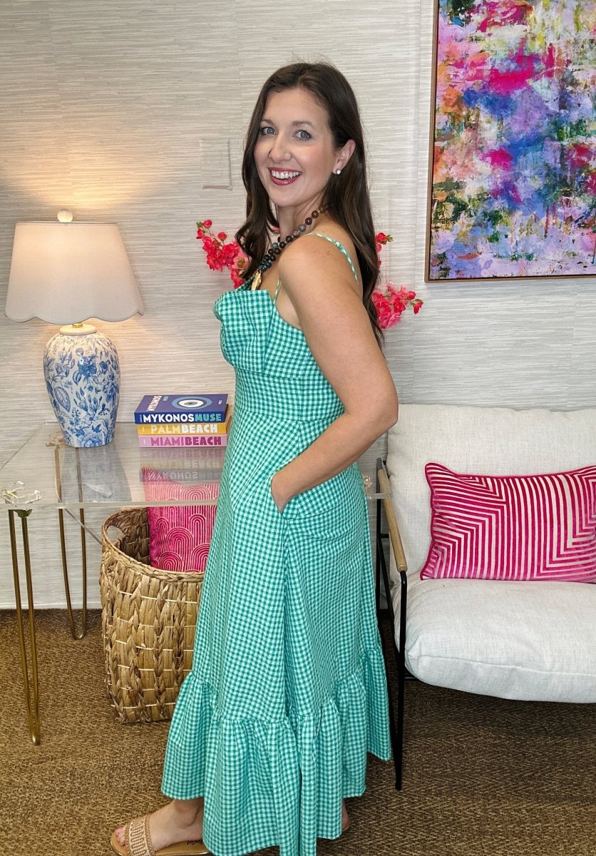 The Gingham Spring Midi- 2 Colors
