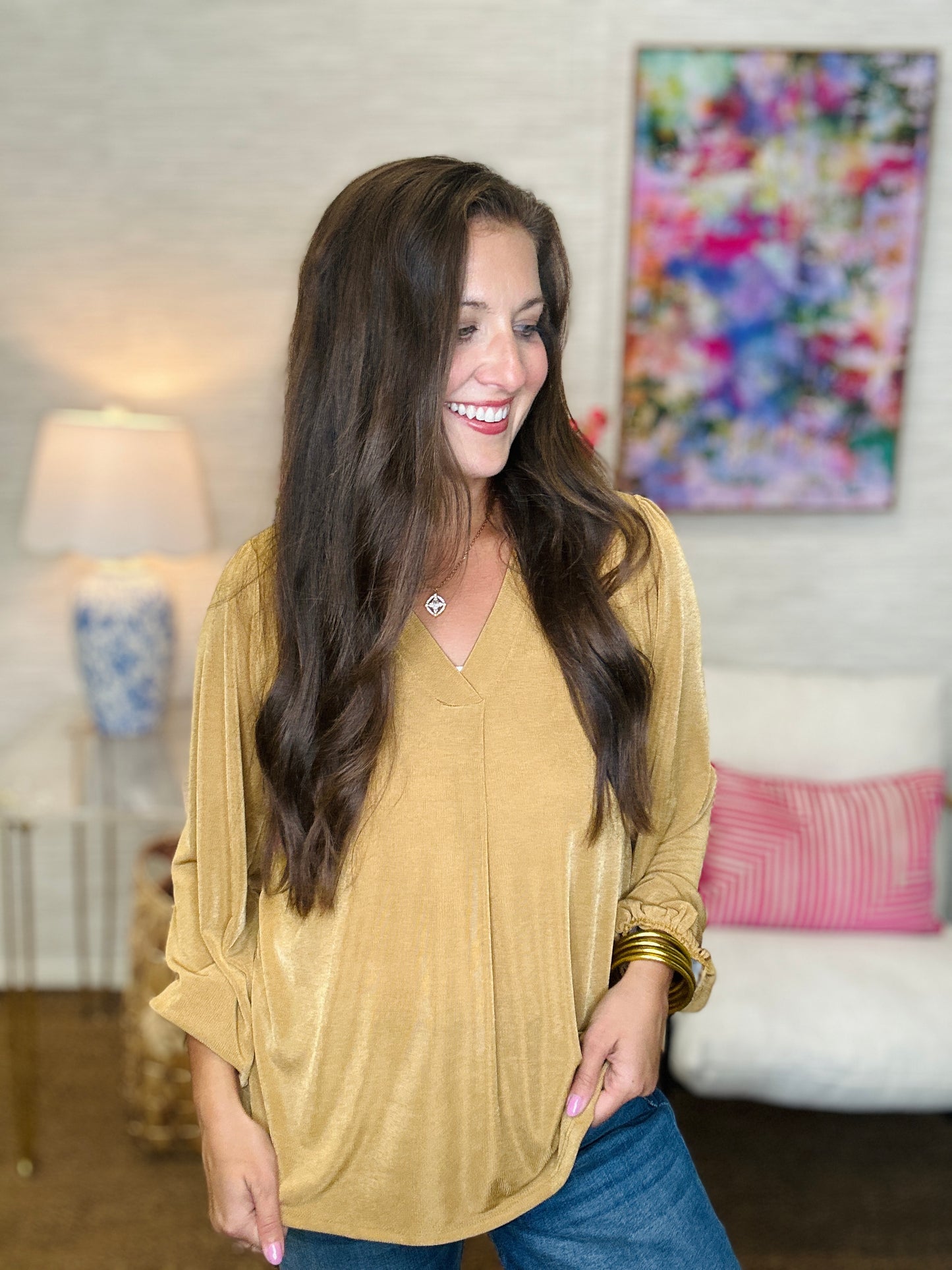 The Sew Feminine Blouse in 4 Colors/AS