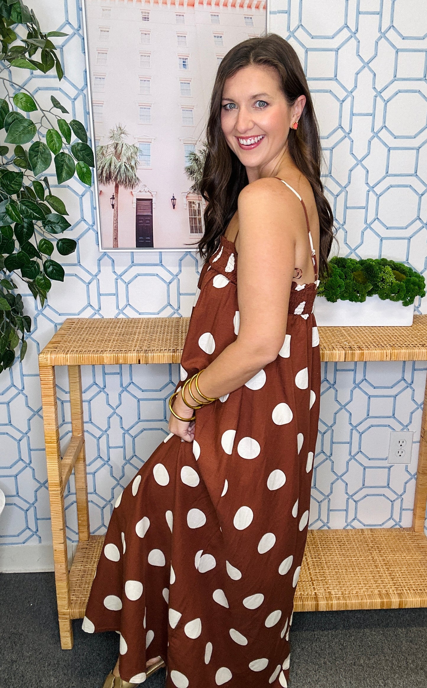 The Julia Maxi in Brown