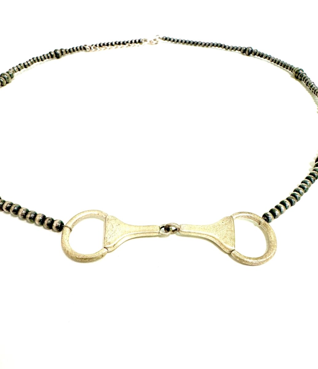 The Sterling Snaffle Bit Necklace