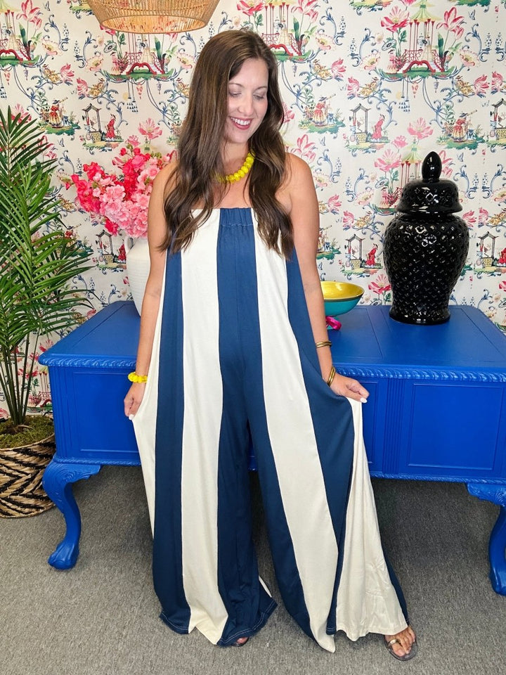 The Whitby Jumpsuit in Navy