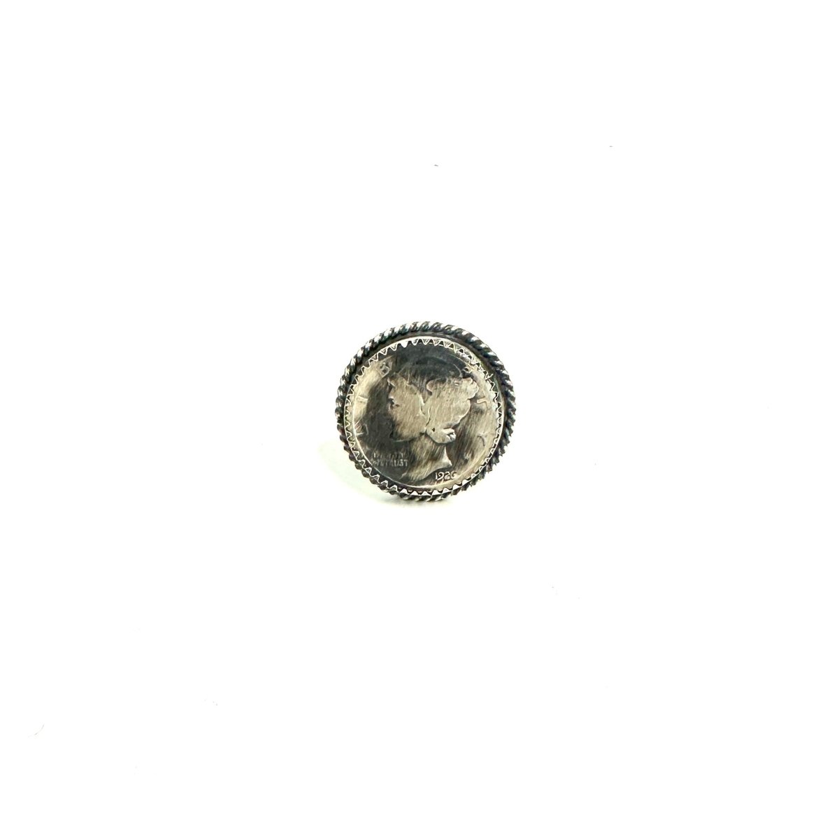 The Sterling Coin Round Ring