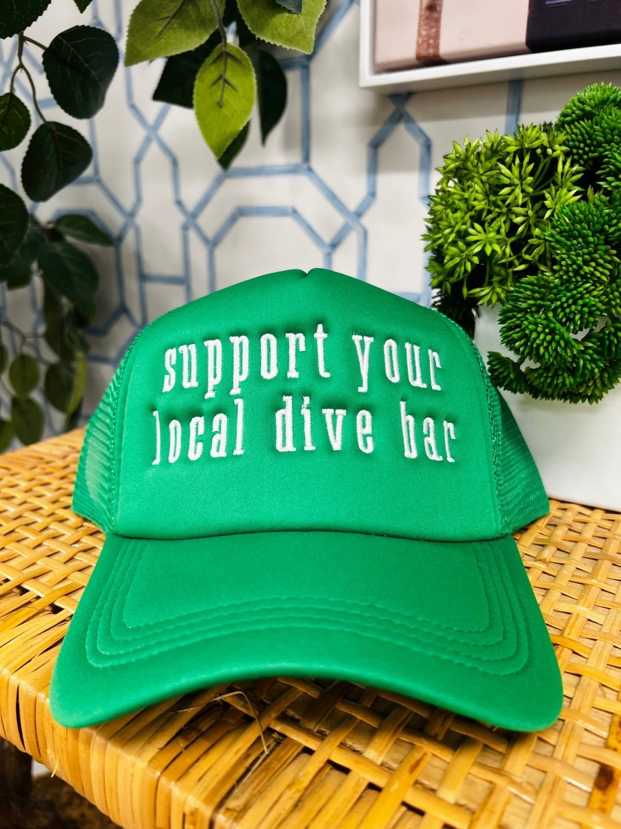 The Green Local Dive Bar Trucker Hat