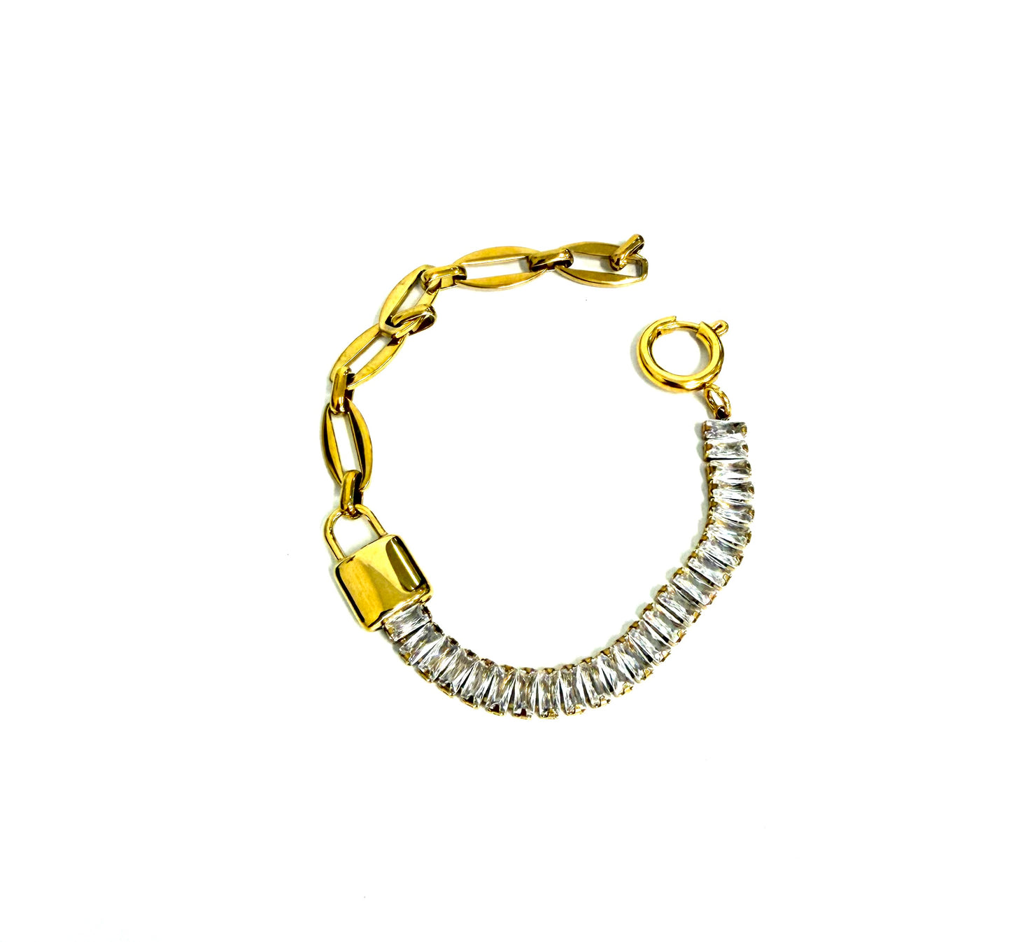 The Serenity Rhinestone Chain Bracelet