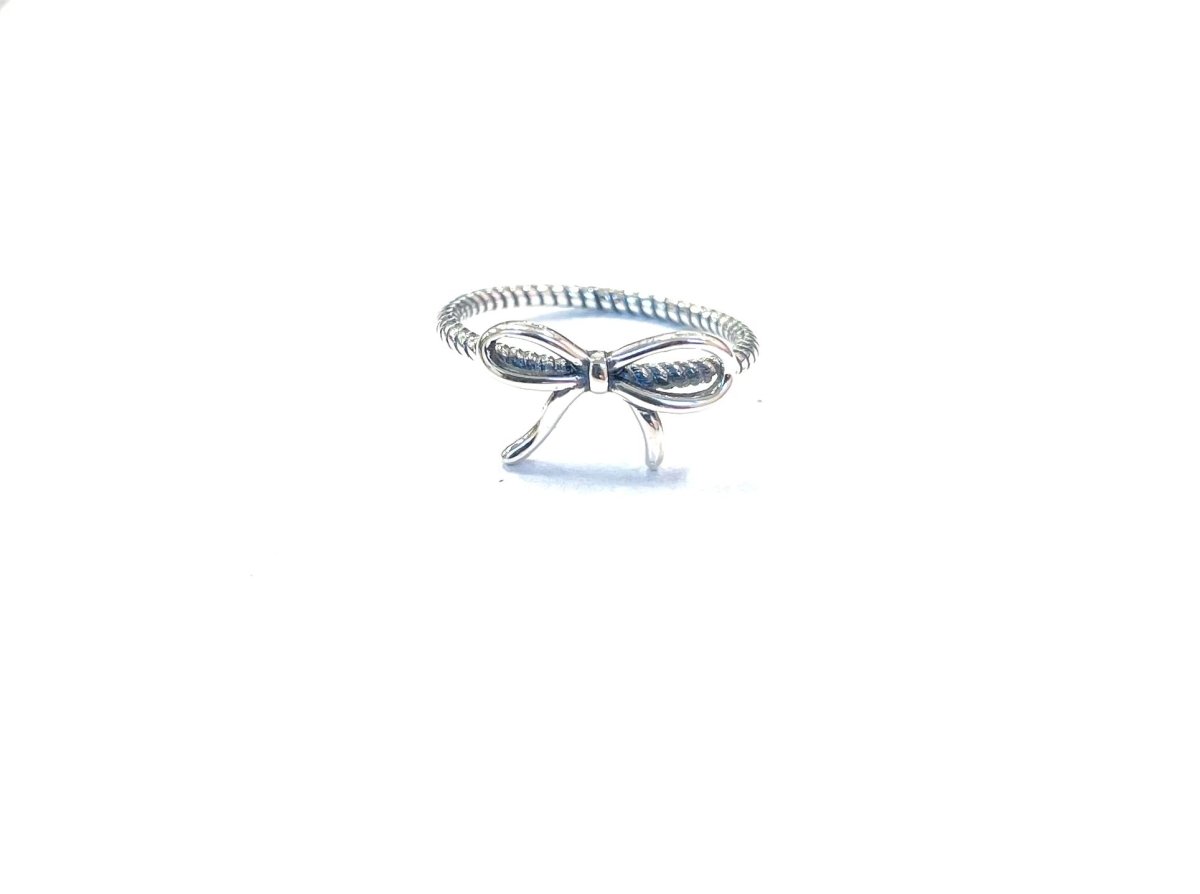 Sterling Ring-Open Bow