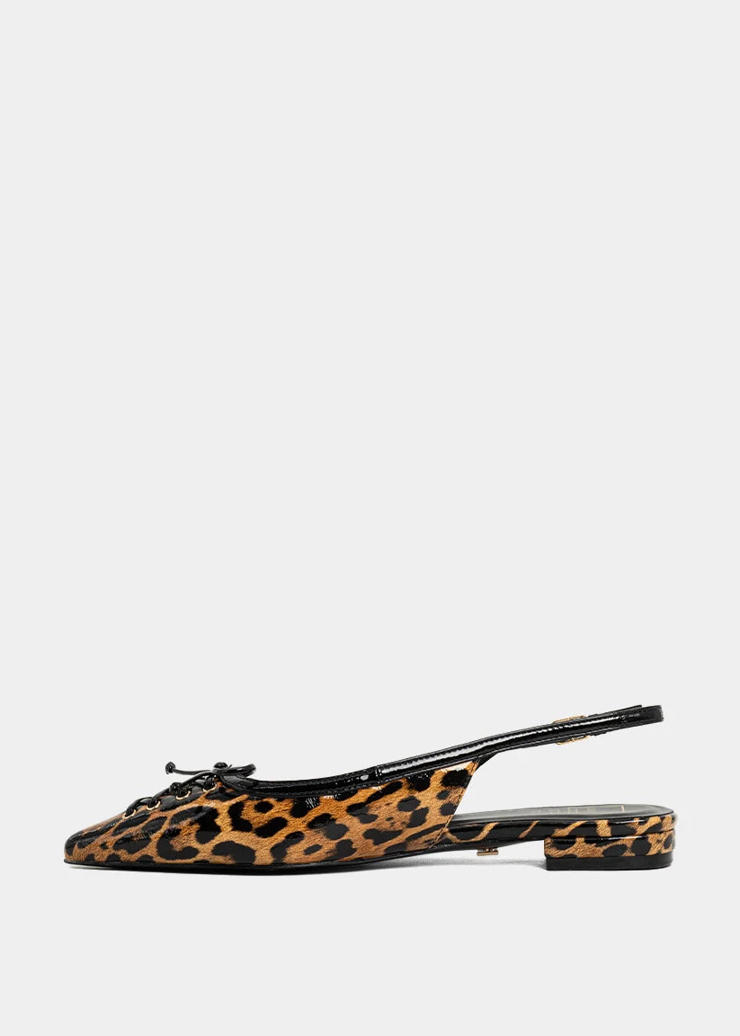 The Amy Slingback Flats in Leo