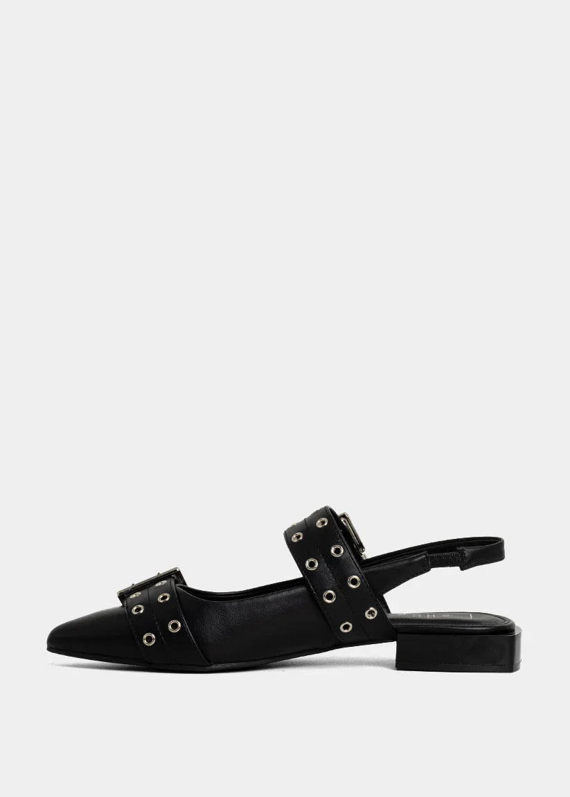 The Angela Flats in Black