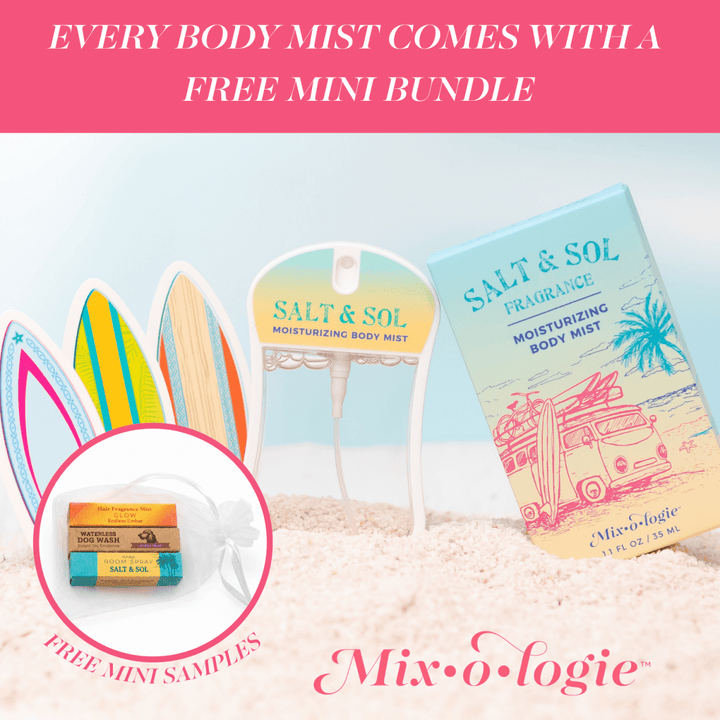 Moisturizing Body Mist with Free Mini Bundle by Mixologie