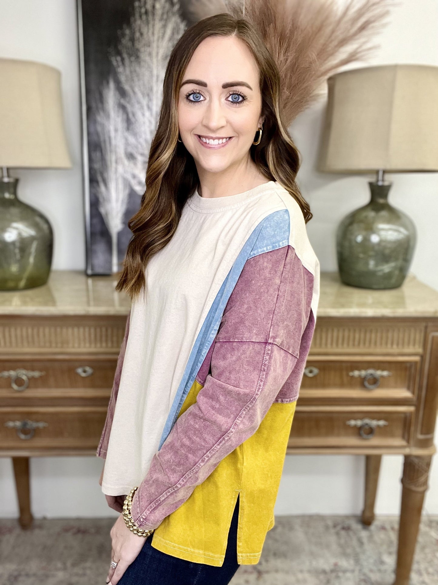 The Eggshell Block Top