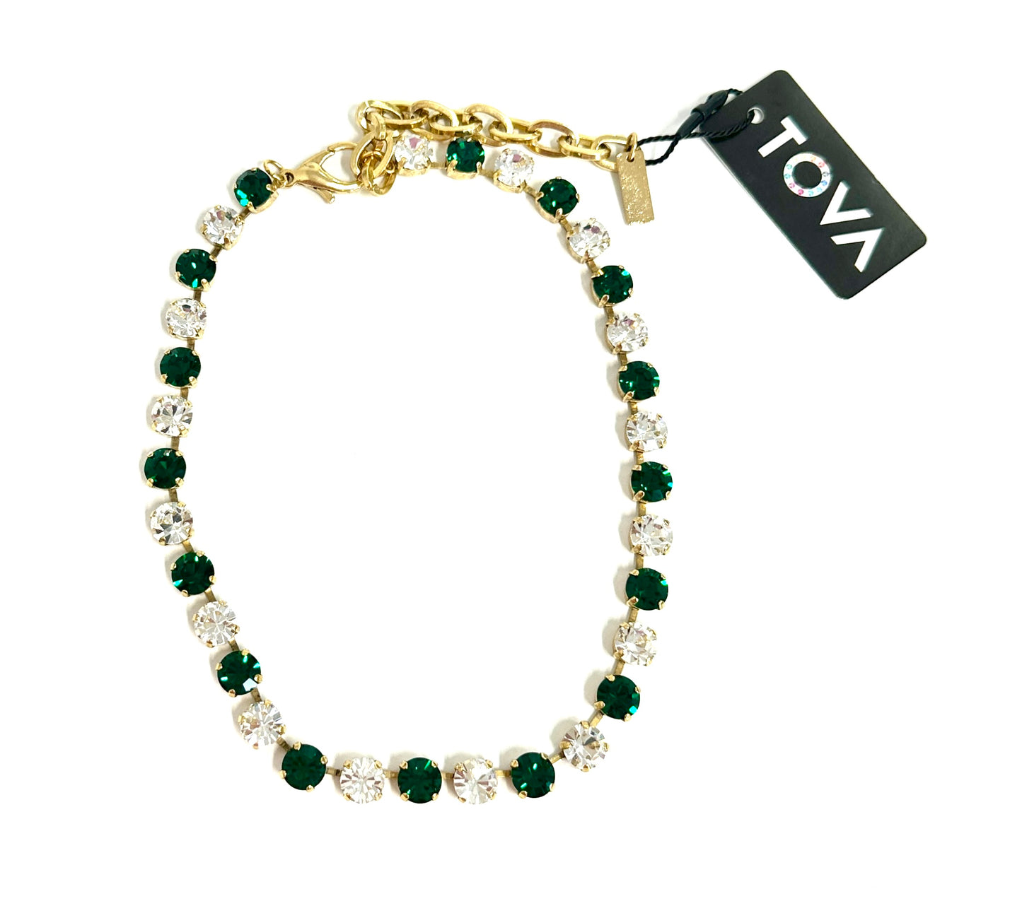 TOVA X PDA Oakland Necklace in Emerald