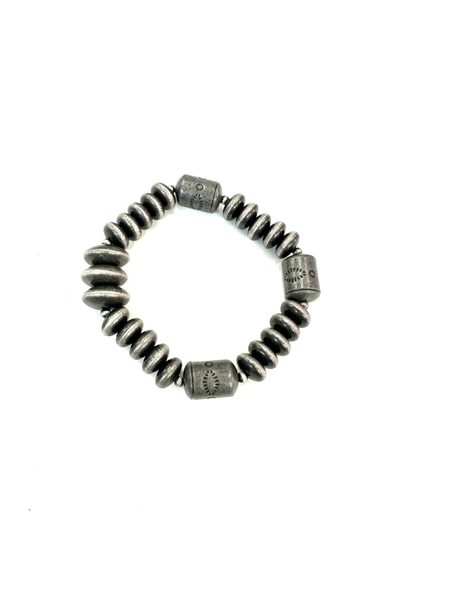 Faux Sterling Stretch Bracelets