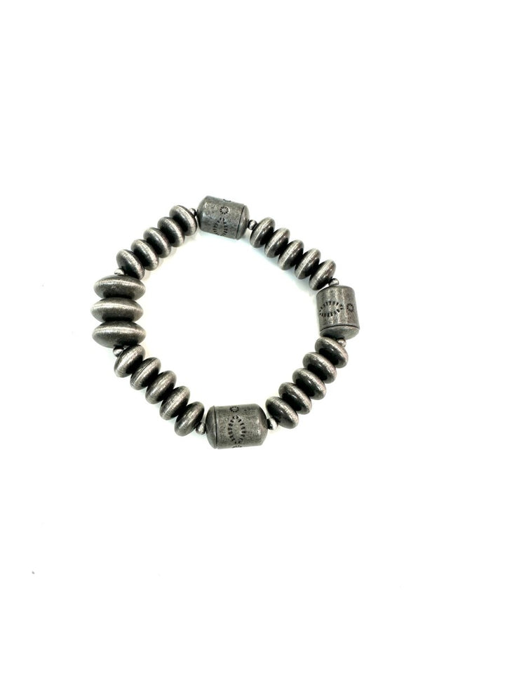 Faux Sterling Stretch Bracelets