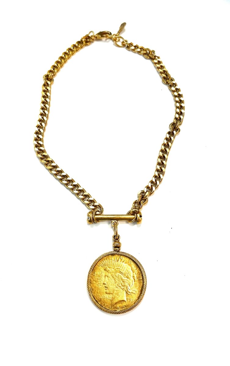 Yochi Liberty 1922 Coin Necklace