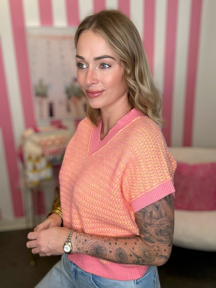 The Sherbet Sweater Top