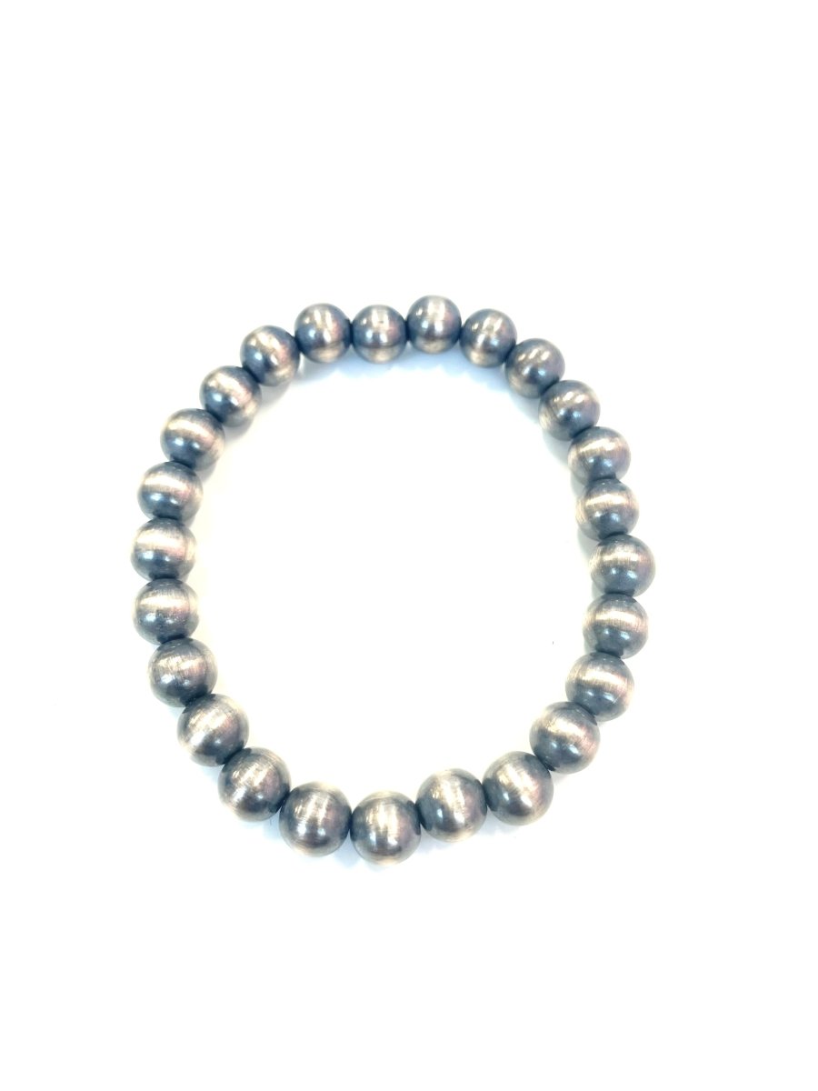 Navajo Sterling Pearl Stretch Bracelets