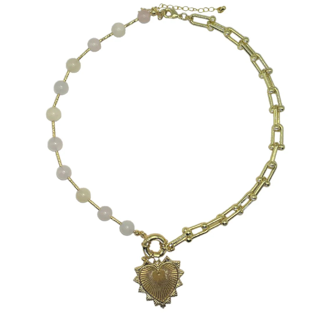The Intricate Heart Charm Necklace