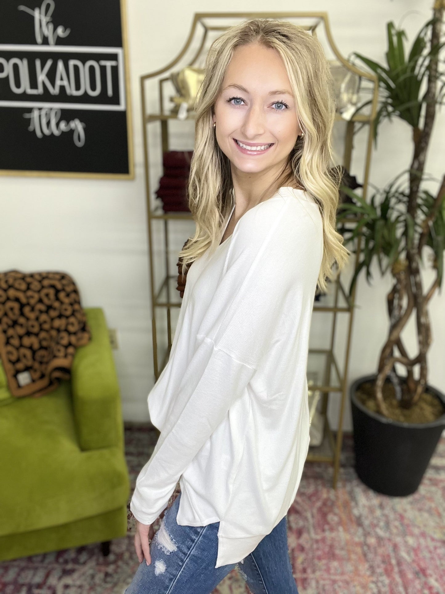 Breezy Brushed Top-3 Colors/AS