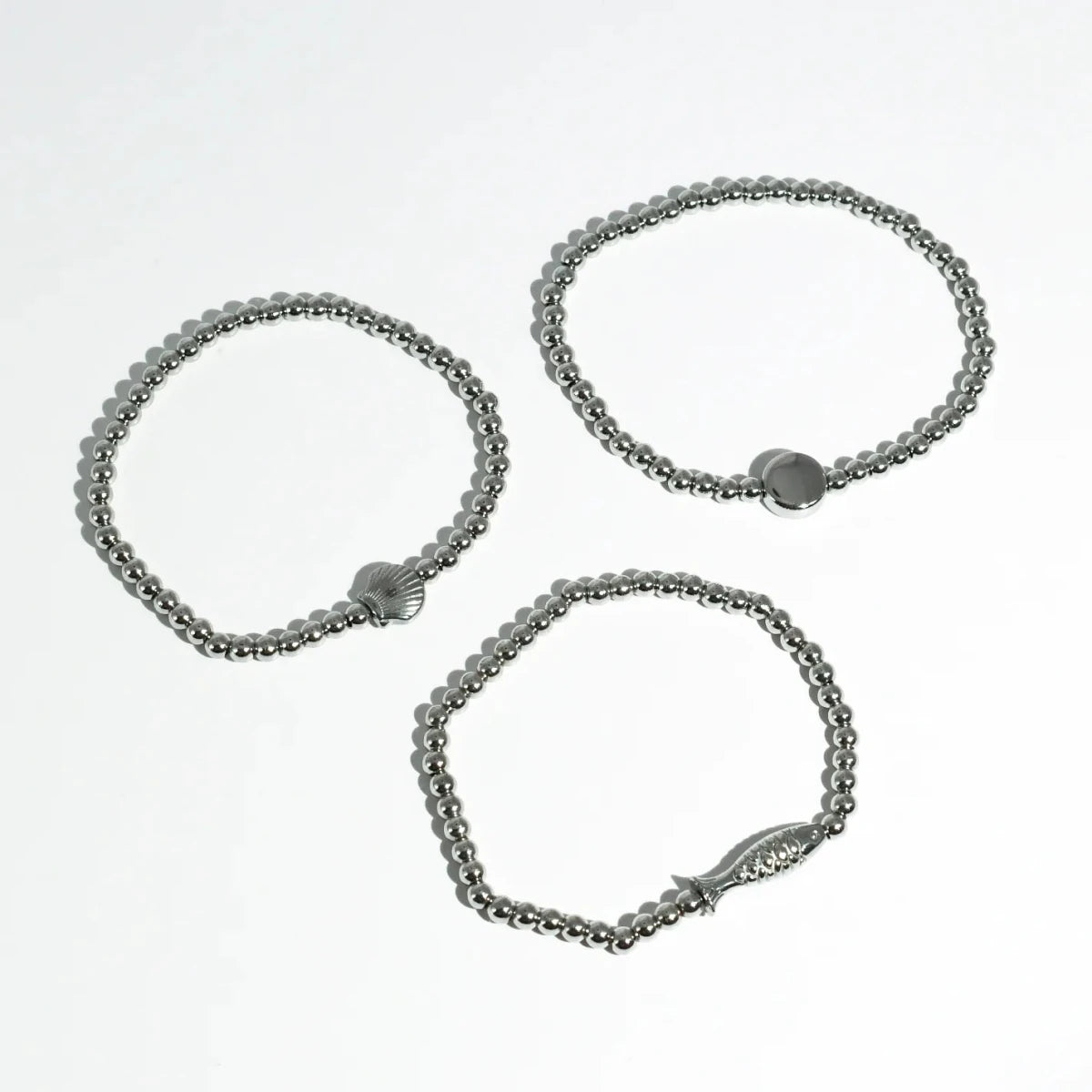 The Seaside Treasures Silver Bracelet Set