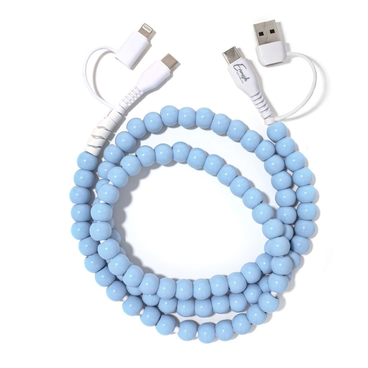 Beaded Phone Charger Ice